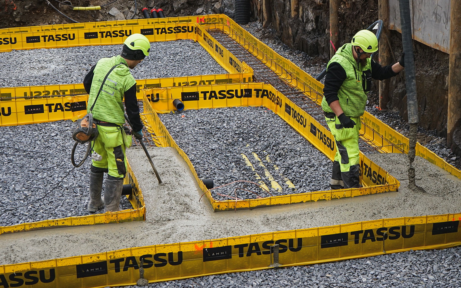 lammi fundament tassu montaż na placu budowy